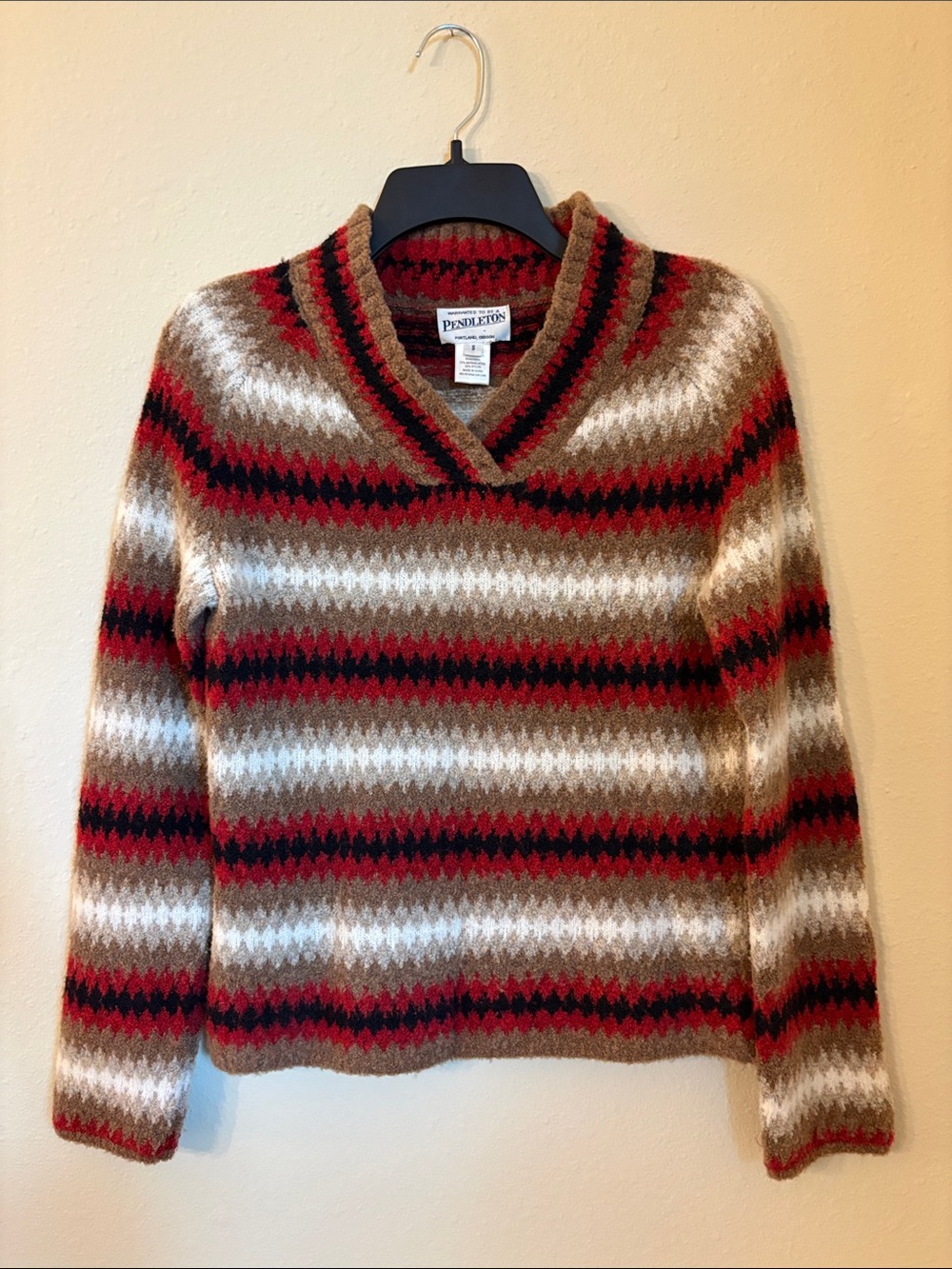 Vintage Pendleton merino wool blend sweater